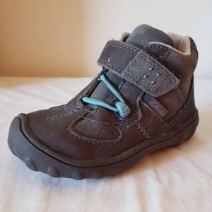 Clarks Grey Ankle Boots